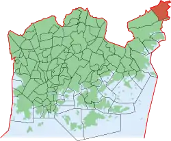 Position of Puroniitty within Helsinki
