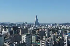 Pyongyang is the capital of North Korea, and is a metropolis on the Korean Peninsula.