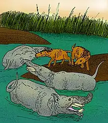 Pyrotherium romeroi and Rhynchippus equinus, Oligocene of South America