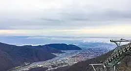 The view of Gabala from Tufandag