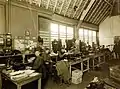 US Army Quartermaster soldiers in typewriter repair shop, Tours, France, 1919