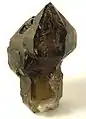 A large specimen of sceptred smoky quartz from Nevada.