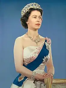 Queen Elizabeth II (BMus 1946, LLD 1951), Queen of the United Kingdom andthe other Commonwealth realms