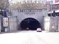 Liverpool entrance to Queensway Tunnel(1925–31; Grade II)