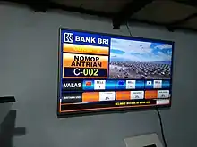 Vorsea Queue Management Display Bank Indonesia