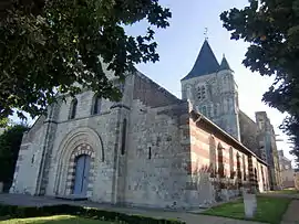 The church in Quillebeuf