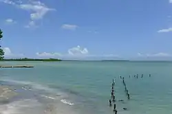 Beach in Río Jueyes in Salinas