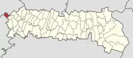 Location in Ialomița County