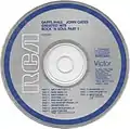 Standard "Blue Ring" RCA Victor label used on early US CDs from 1983 thru  1987