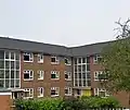 Halls of residence now known as Campbell Hall as seen in 2009. The building was originally built in the 1960s.