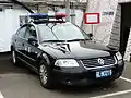 Republic of China Military Police Volkswagen Jetta patrol car in Naval Pier of Keelung