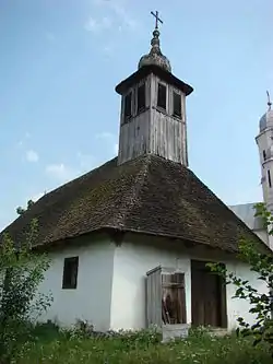 The wooden church in Curtea
