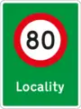 Locality speed limit
