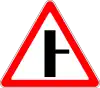 Secondary road junction