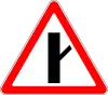 Secondary road junction
