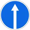 Proceed straight