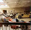 Racing cars at the Hall of Fame Museum
