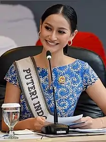 Puteri Indonesia 2020-2021Raden Roro Ayu Maulida Putri,of East Java