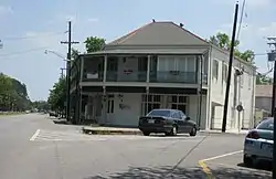 Ralph's on the Park building across from City Park on City Park Avenue