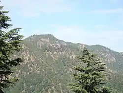 View of a Himalayan peak from Ramgarh