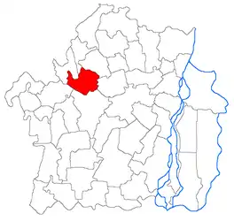 Location in Brăila County