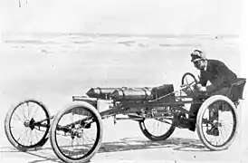 Ransom Olds' 1896/1897 "Pirate" racer was one of the first speedsters