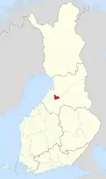 Location of Rantsila in Finland