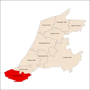 A map of Sri Ganganagar district with Rawla Mandi Tehsil highlighted