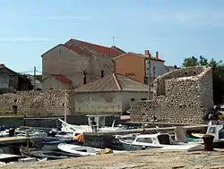 City walls and harbour