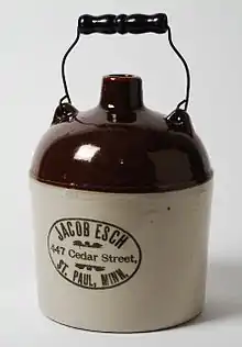 American stoneware jug