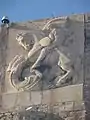 Sculpture of Saint George on the Saint George Bastion, from the 1920s renovation