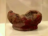 Red lacquer wood bowl from the Chinese Hemudu culture dated to 4000–5000&nbsp;BC, the oldest such piece ever found.