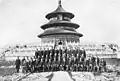 The original Constitutional Drafting Committee of the newly founded Republic of China, photographed on the steps of the Temple of Heaven in Beijing, where the draft was completed in 1913.
