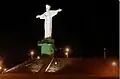 Cristo Redentor at night