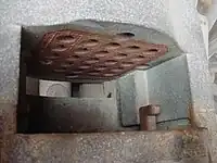 Reffye mitrailleuse bullet magazine housing.