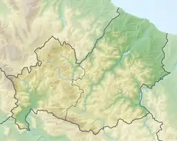 2002 Molise earthquakes is located in Molise