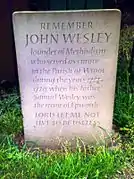 "Remember John Wesley", Wroot, near Epworth