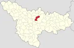 Location in Timiș County