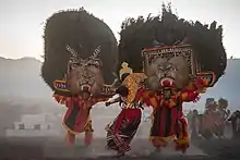 Image 22Reog Ponorogo performance at Mount Bromo, East Java (from Culture of Indonesia)