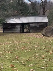 This image shows the first permanent settlement in northwestern Pennsylvania