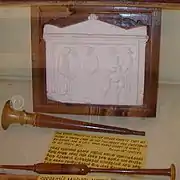 Replica of the Schwartz Memorial at the Tanjore Palace Museum