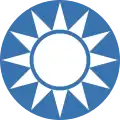 Roundel of the Republic of China Air Force (1928–1991), light version