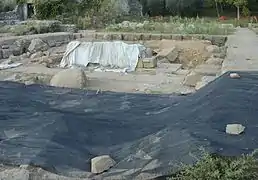 Rest of altar of Temple of Diana in Nemi