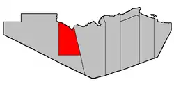 Location within Restigouche County.