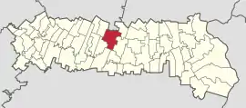 Location in Ialomița County