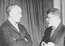 Revol Bunin (right) with Rudolf Barshay, c. 1968
