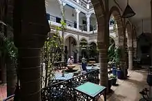 Courtyard in Essaouira, Morocco