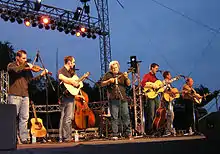 Ricky Skaggs and Kentucky Thunder performing on June 15, 2008.