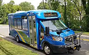 Ford Transit 350 HD urban public transit minibus