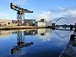 Finniston Crane and the Clyde Arc Bridge